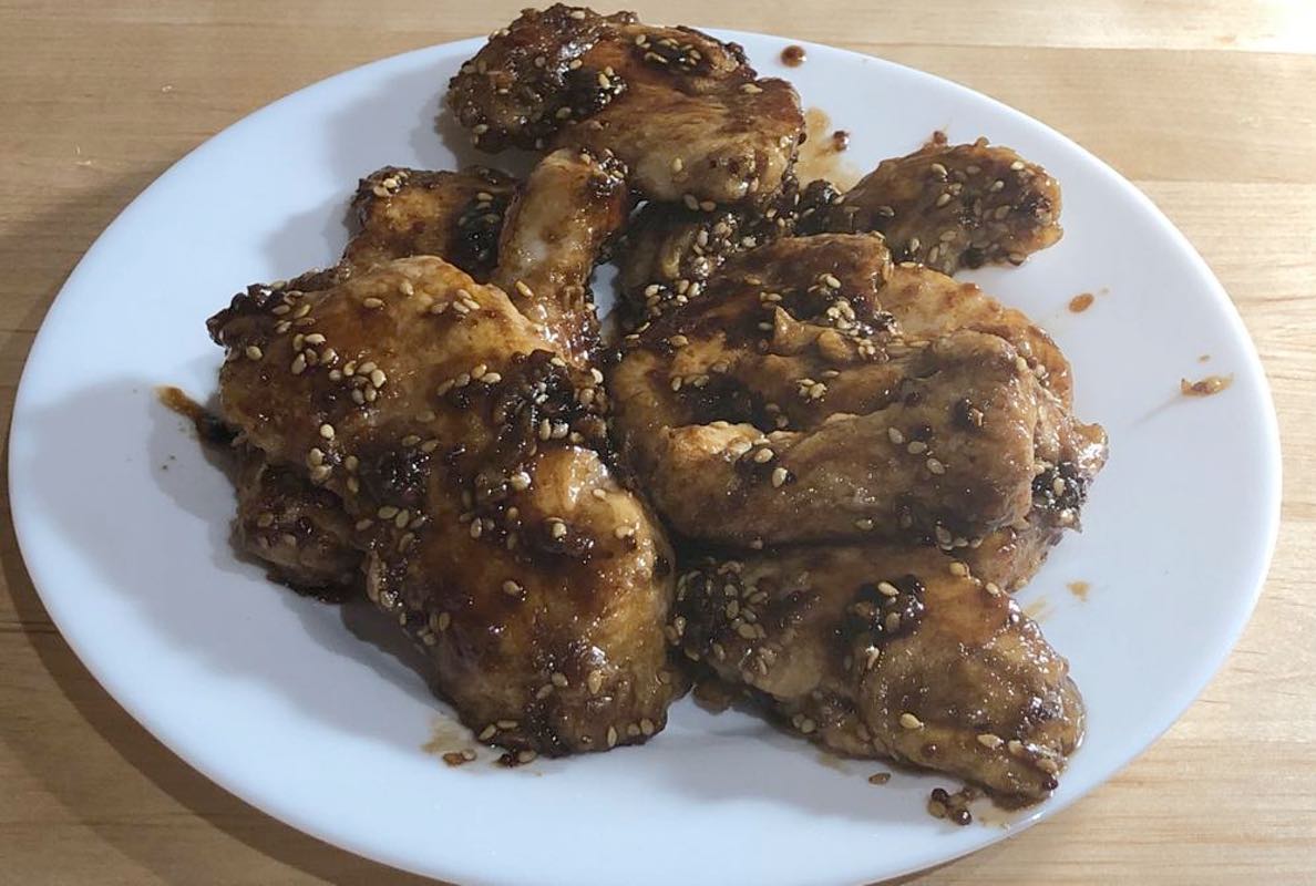 pollo con sesamo